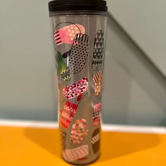 New! Starbucks Mittens Tumbler 16 OZ 2017 Holiday- Multicolor - Picture 2 of 4